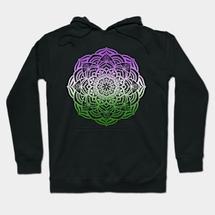 Genderqueer Pride Mandala Hoodie